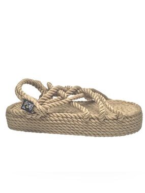 NWT Nomadic State of Mind Triple Platform Natural Rope Sandals 7